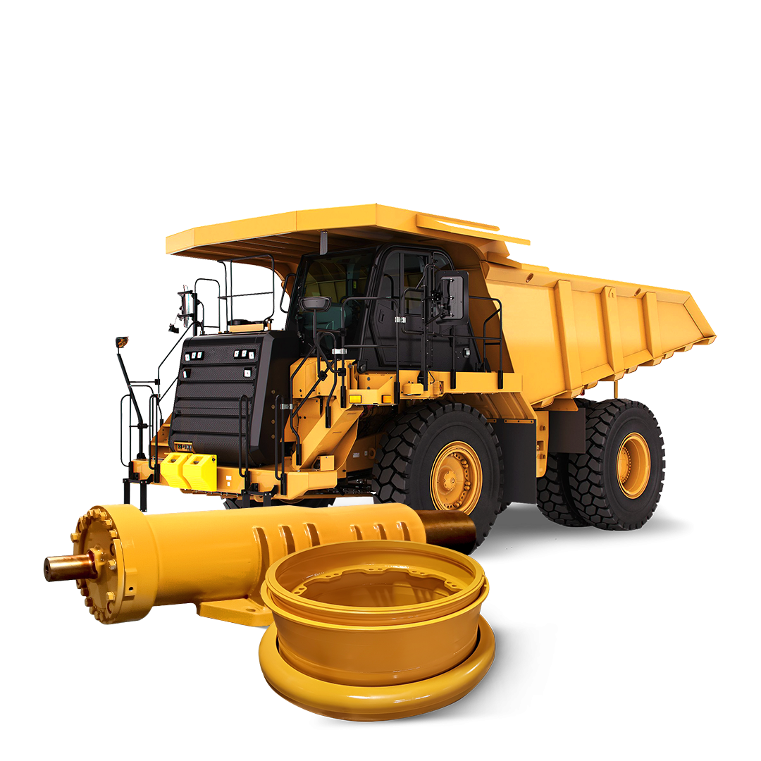 Cat 773, 775, 777, 785, 789, 789, 793 ve 798 İçin Silindir ve Jant Üretmeye Başladık