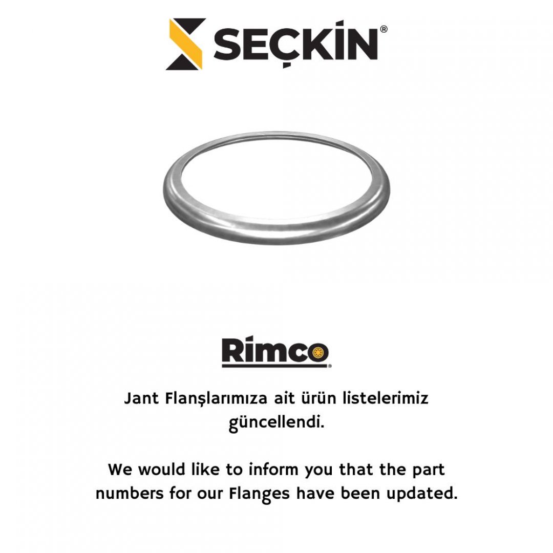 Jant Flanşlarımıza ait ürün listelerimiz güncellendi.