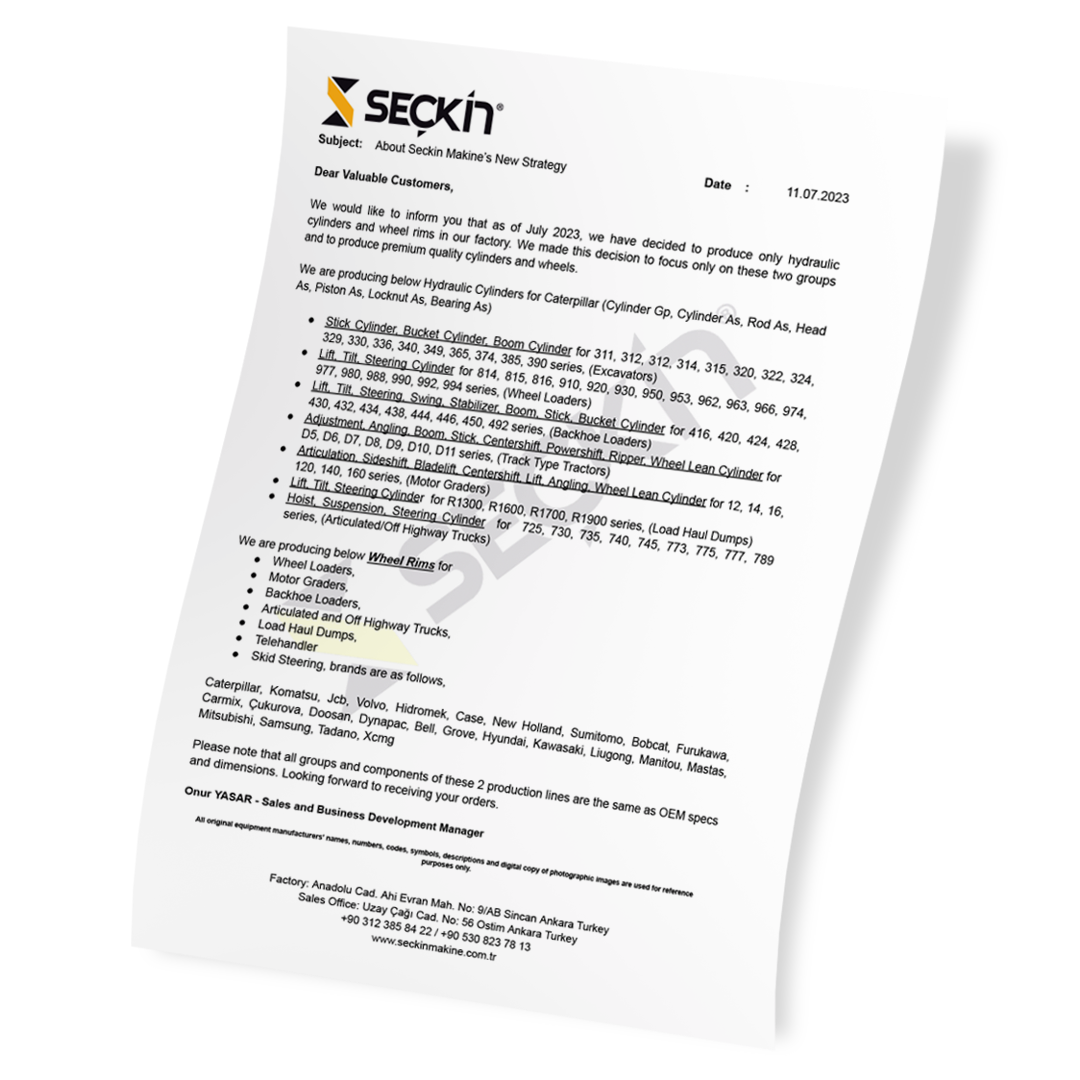 Seçkin Makine'nin Yeni Stratejisi