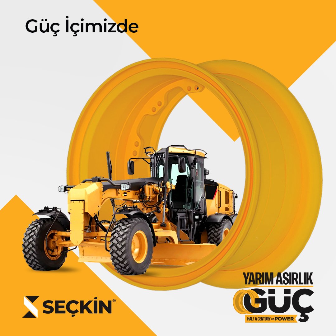 1974’ten beri iş makineleri için en dayanıklı ve en güçlü jantları sizin için üretmeye devam ediyoruz.

#seckinmakine #ismakinesi #jant #yarımasır