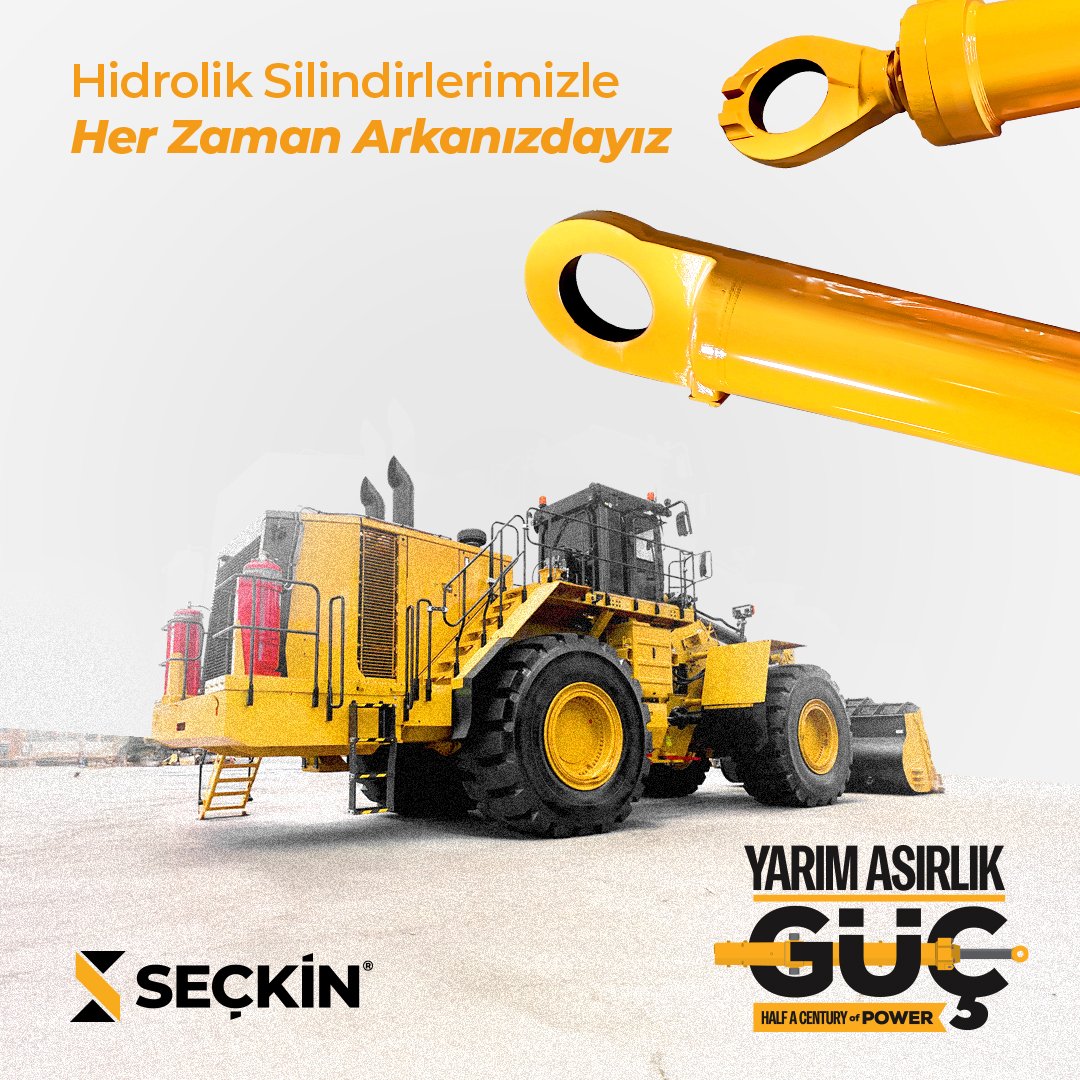 50 yıldır en dayanıklı ve en uzun ömürlü iş makinesi hidrolik silindirlerini üretiyoruz.

#seckinmakine #hidroliksilindir #jant #lider #ismakinesi #yarımasır #uzman #tecrübe