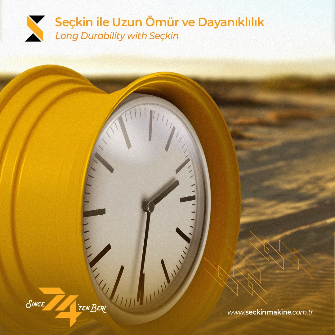 Seçkin ürünleri zamana karşı değil, zamana rağmen ayakta kalır. 

Seçkin products stand the test of time, not against time. 

#seçkinmakine #tecrübe #jant #şaft #silindir #işmakineleri #güç #kalite