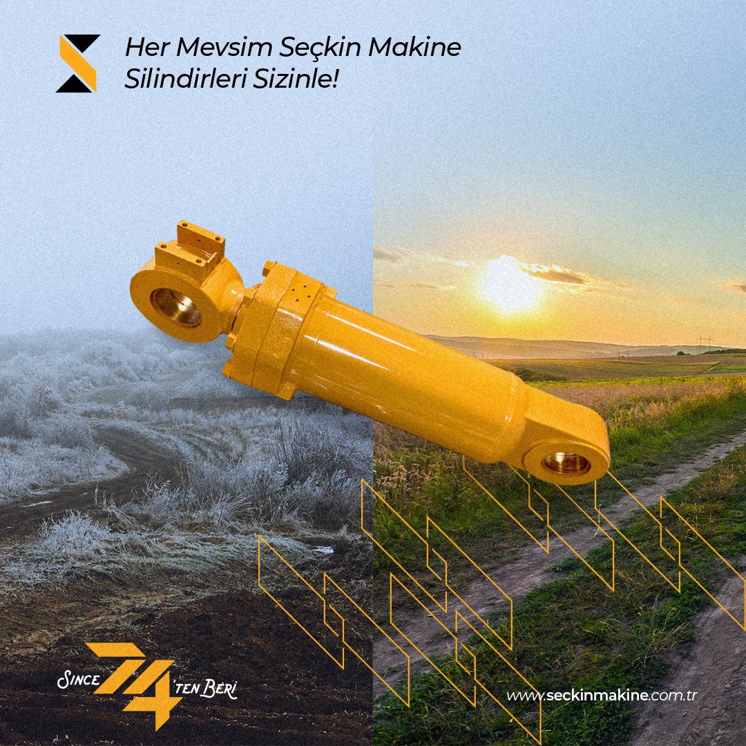 Hidrolik silindirlerimizin dayanıklılığını taahhüt ediyor, kalitemizle her mevsimde yanınızda olmaya devam ediyoruz.

#seckinmakine #hidroliksilindir #lider #ismakinesi #yarımasır #uzman #tecrübe