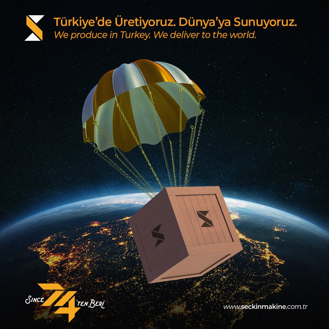 Her Seçkin ürünü yerli üretimle Türkiye’de tasarlanır ve dünya pazarına ihraç edilir. 

Üretiyor, güç katıyoruz.

Every Seçkin product is designed in Turkey using local production and exported to the global market. 

We manufacture and add value.

#seckinmakine #tecrübe #ihracat #ismakineleri