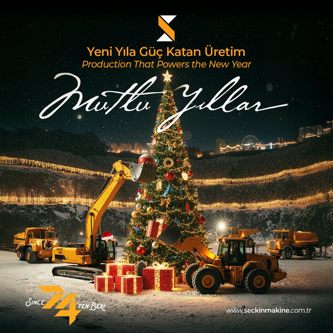 Her yeni yıl, daha iyisini üretmek için yeni bir başlangıçtır. 2025’i üretim ve mühendislikle geride bırakırken, daha güçlü bir yıl için hazırız.

Yeni yılın tüm ülkemize güç, bereket ve üretim getirmesini diliyoruz. 

#seçkinmakine #yeniyıl #yılbaşı #2026