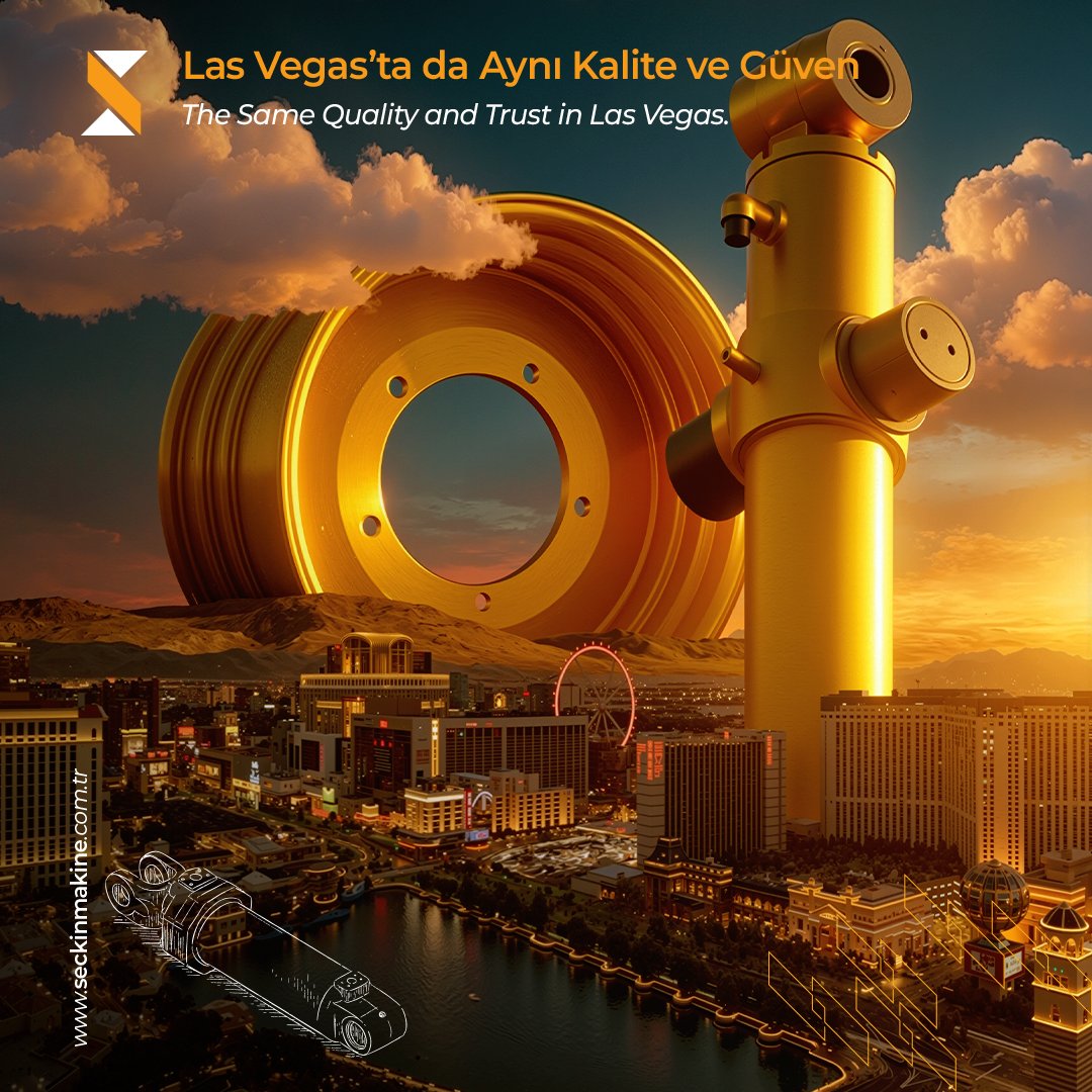 Işıklar şehri Las Vegas’ta da, en zorlu sahalarda da… Seçkin Makine; dayanıklılığı, mühendisliği ve güveni temsil eder. 45+ ülkede tercih edilen kalite, global sahada aynı kararlılıkla çalışmaya devam ediyor.

In the city of lights, Las Vegas, and on the most challenging terrains... Seçkin Makine represents durability, engineering, and reliability. Preferred in over 45 countries, its quality continues to operate with the same determination on the global stage.

#seçkinmakine #jant #silindir #rim #cylinder