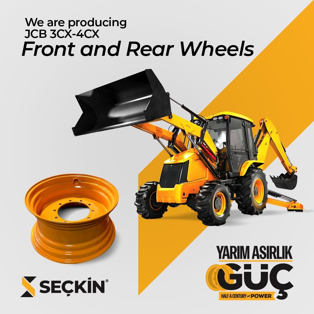 JCB Jantlarını üretiyoruz.