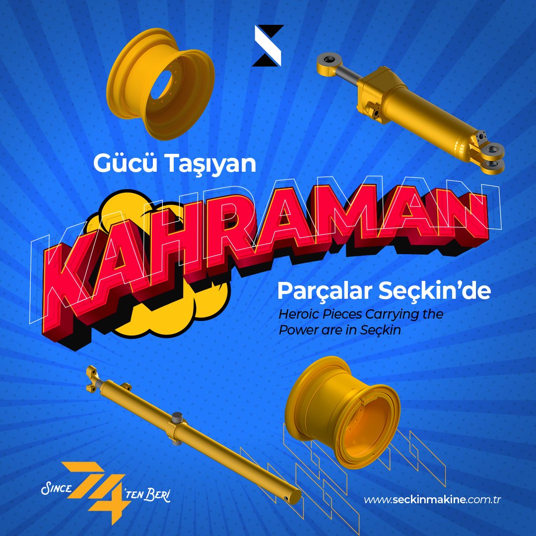 Bir iş makinesi sesli çalışır, ama başarıyı sessiz parçalar taşır. Seçkin’in her bileşeni, işin görünmeyen yıldızıdır.

A machine works loudly, but success is carried by silent parts. Every component of Seçkin is the unseen star of the job.

#seckinmakine #tecrübe #silindir #jant #ismakineleri