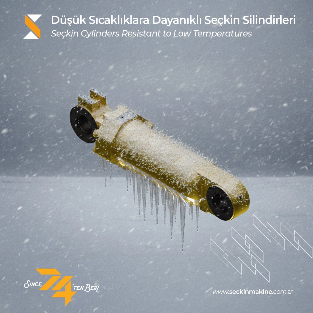 Kış sahayı zorlayabilir ama Seçkin silindirleri zorlayamaz. Düşük sıcaklıklarda bile maksimum performans verir.

Winter can be tough on the field, but it can't toughen up the Seçkin cylinders. They deliver maximum performance even in low temperatures.

#seçkinmakine #tecrübe #jant #şaft #silindir #işmakineleri #güç #kalite