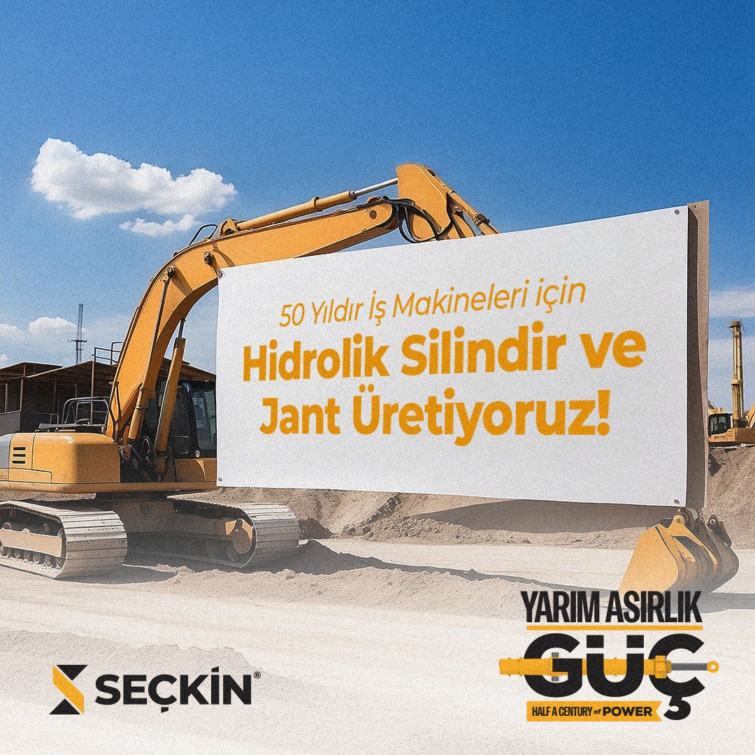 Bildiğimiz işi en iyi şekilde yapıyor, sadece iş makineleri için hidrolik silindir ve jant üretiyoruz. 

#seckinmakine #hidroliksilindir #lider #ismakinesi #yarımasır #uzman #tecrübe