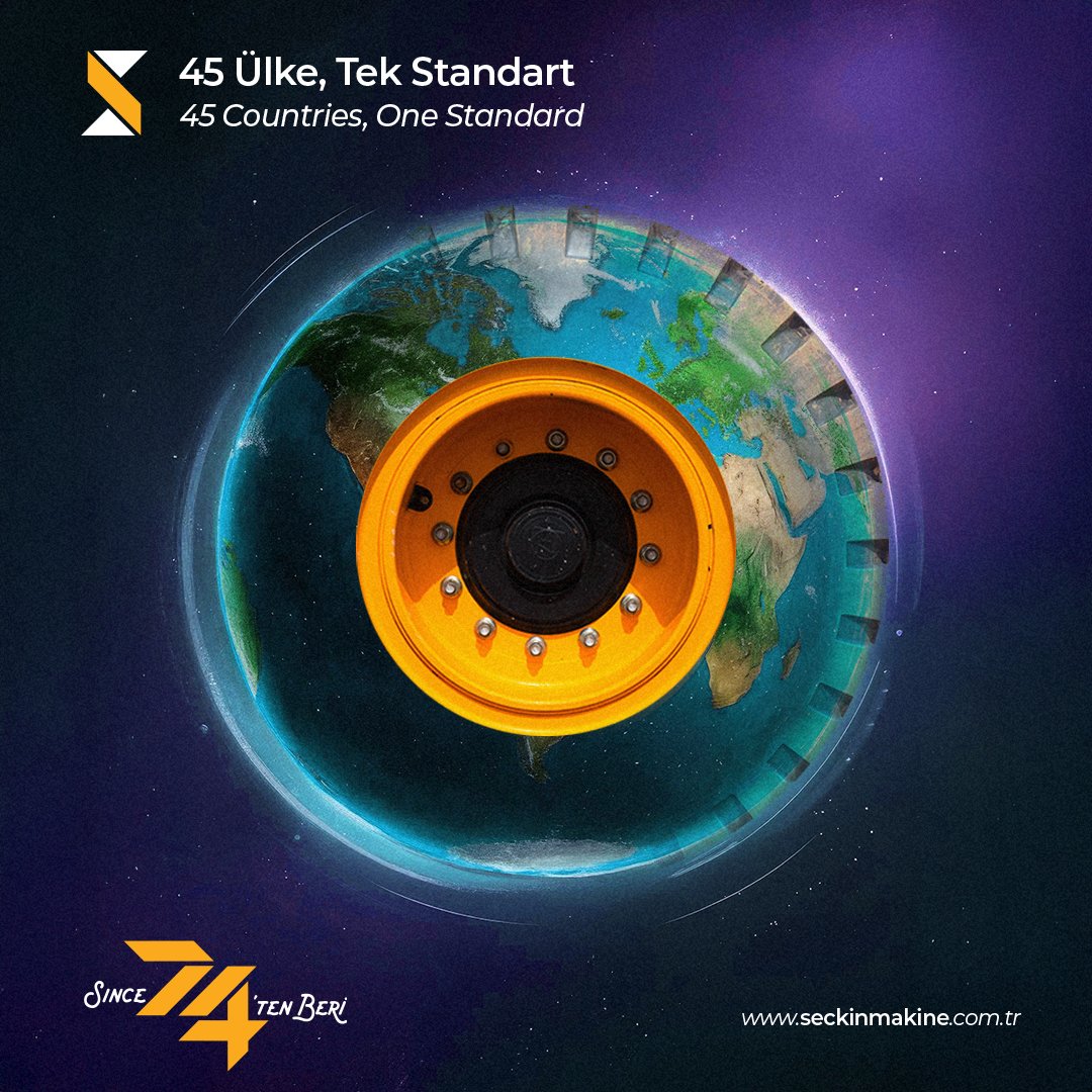 Seçkin Makine ürünleri bugün 45’ten fazla ülkede kullanılıyor. Nereye giderse gitsin, kalite değişmez.

Seçkin Makine products are used in over 45 countries today. Wherever they go, the quality remains unchanged.

#seckinmakine #tecrübe #silindir #jant #saft #ismakineleri #güç