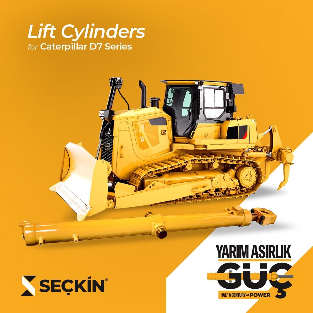 Caterpillar D7 serisi için silindir üretmeye başladık.