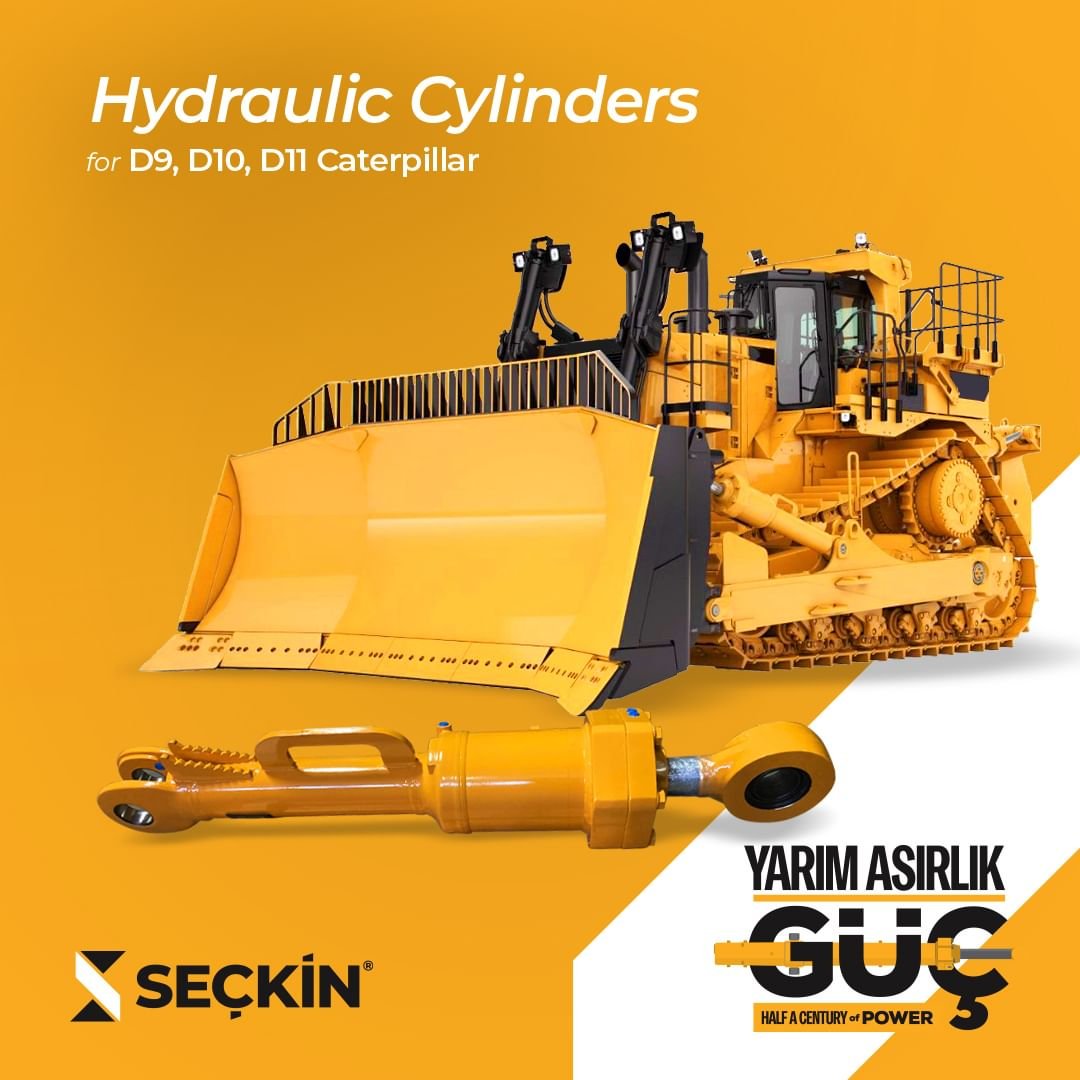 Caterpillar D9, D10, D11 silindirlerini üretmeye başladık!