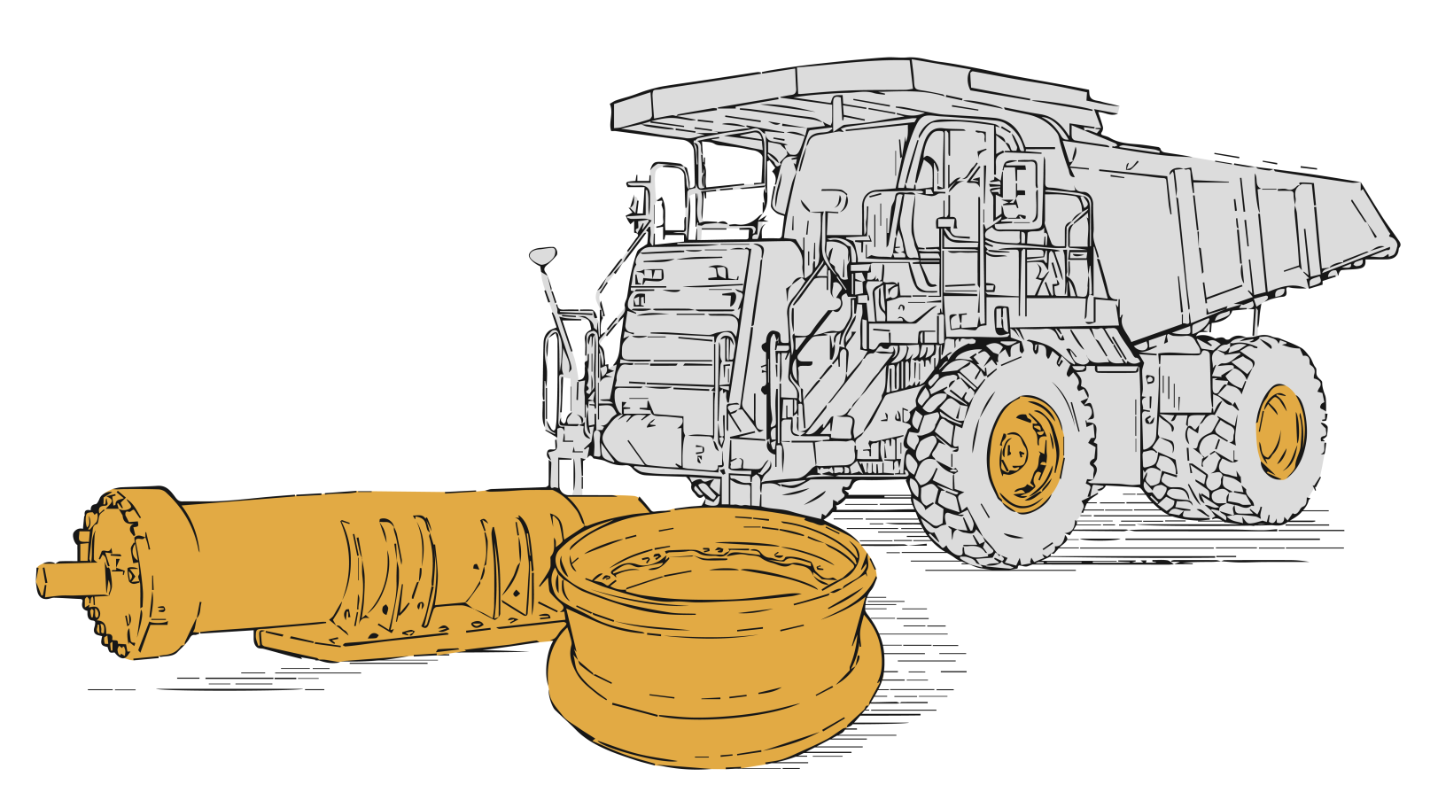 “Front and Rear Suspension Cylinders” and “Rims”